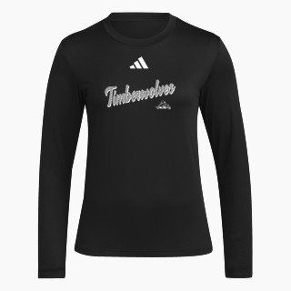adidas Women's Long Sleeve Pregame Tee