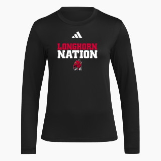 adidas Women's Long Sleeve Pregame Tee