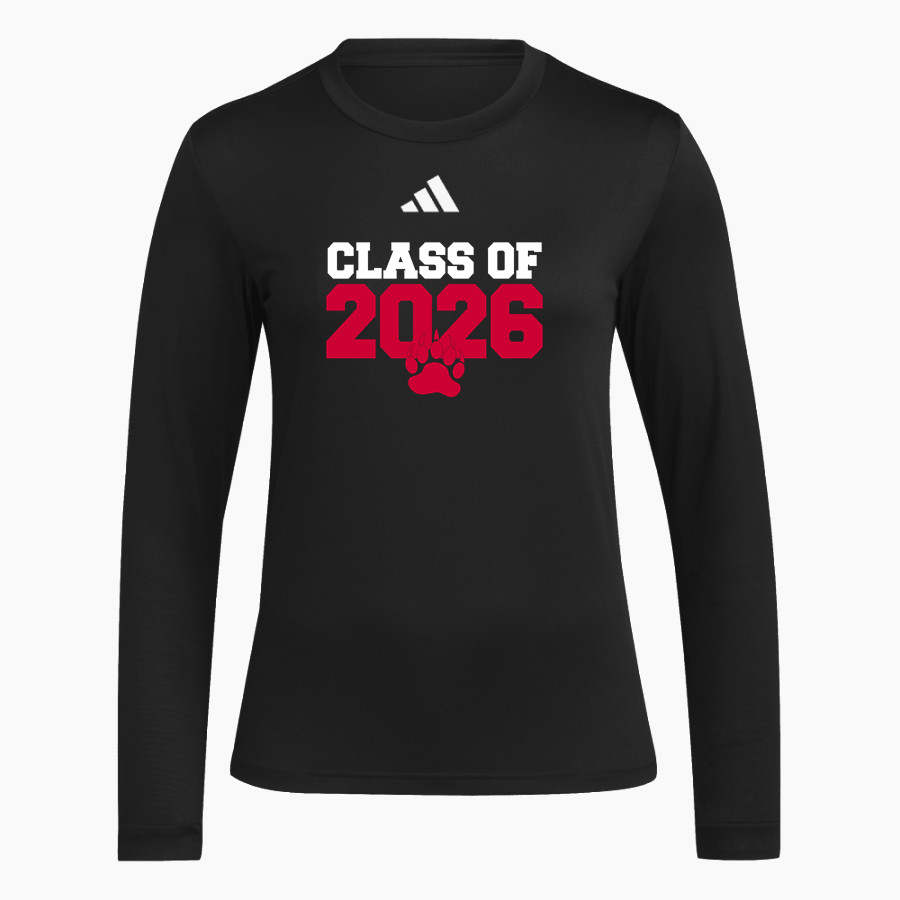 West Oso Bears <span class="pdp-name-mascot">West Oso Bears</span> adidas Women's Long Sleeve Pregame Tee