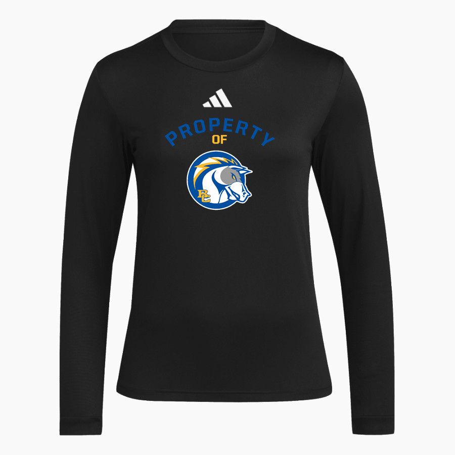 BRIAR CLIFF Chargers <span class="pdp-name-mascot">BRIAR CLIFF Chargers</span> adidas Women's Long Sleeve Pregame Tee