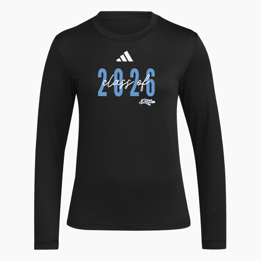 PATRICK HENRY HIGH SCHOOL REBELS <span class="pdp-name-mascot">PATRICK HENRY REBELS</span> adidas Women's Long Sleeve Pregame Tee