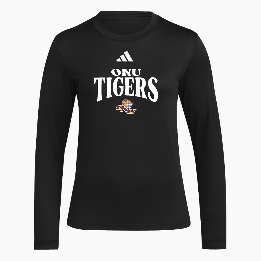 Olivet Nazarene Tigers adidas Women's Long Sleeve Pregame Tee