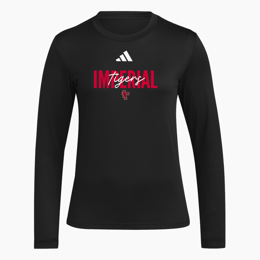Imperial Tigers <span class="pdp-name-mascot">Imperial Tigers</span> adidas Women's Long Sleeve Pregame Tee