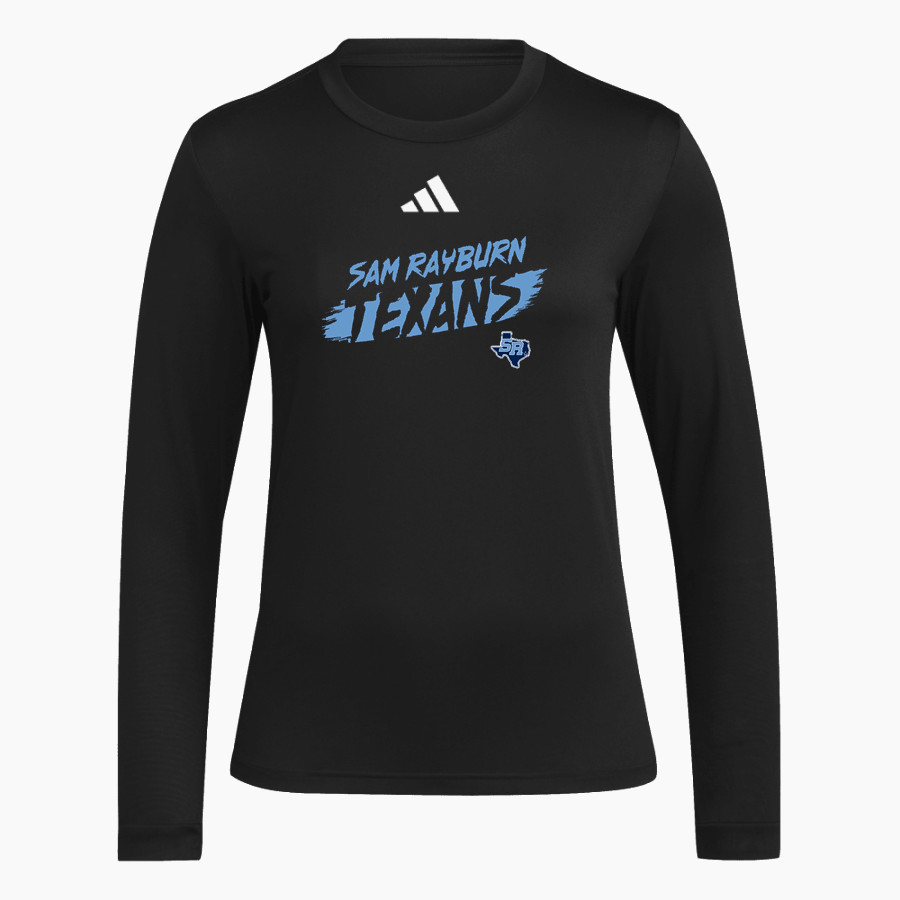 SAM RAYBURN TEXANS The Official Online Store <span class="pdp-name-mascot">SAM RAYBURN TEXANS</span> adidas Women's Long Sleeve Pregame Tee