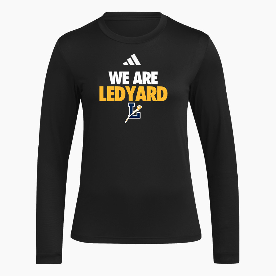 Ledyard Colonels adidas Women's Long Sleeve Pregame Tee