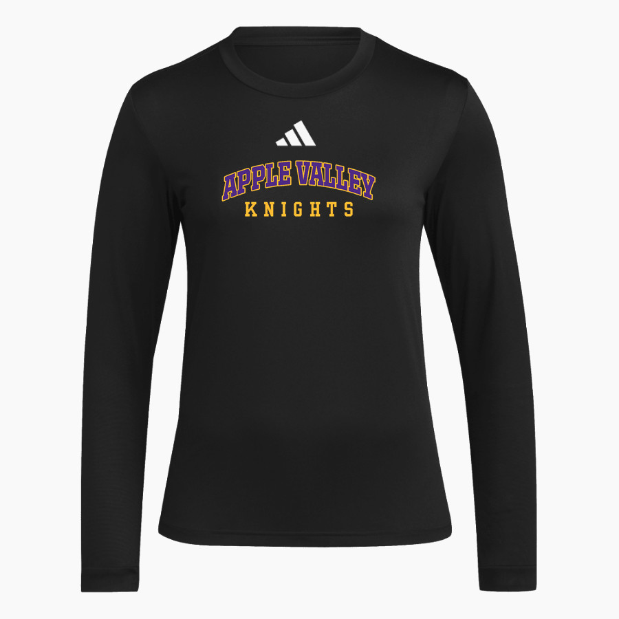 Apple Valley Knights <span class="pdp-name-mascot">Apple Valley Knights</span> adidas Women's Long Sleeve Pregame Tee