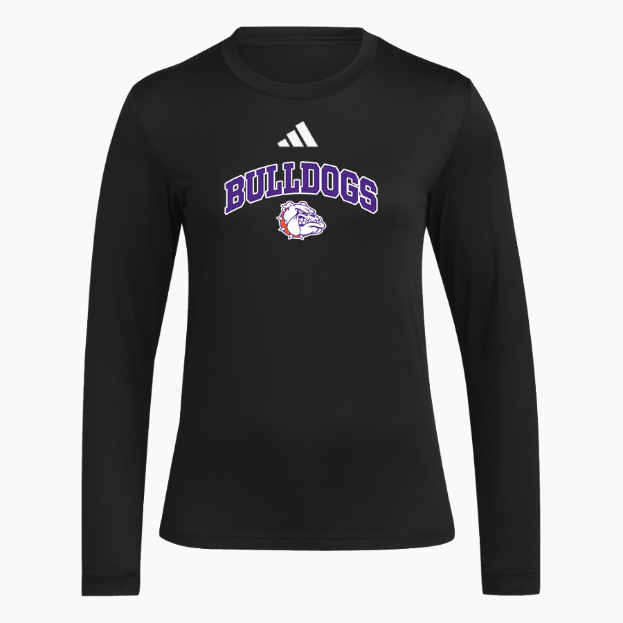 BEMENT MIDDLE SCHOOL BULLDOGS adidas Women's Long Sleeve Pregame Tee