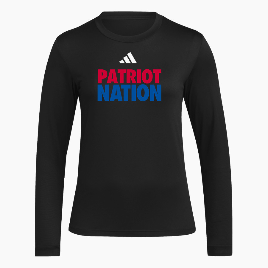 JAY COUNTY HIGH SCHOOL PATRIOTS adidas Women's Long Sleeve Pregame Tee
