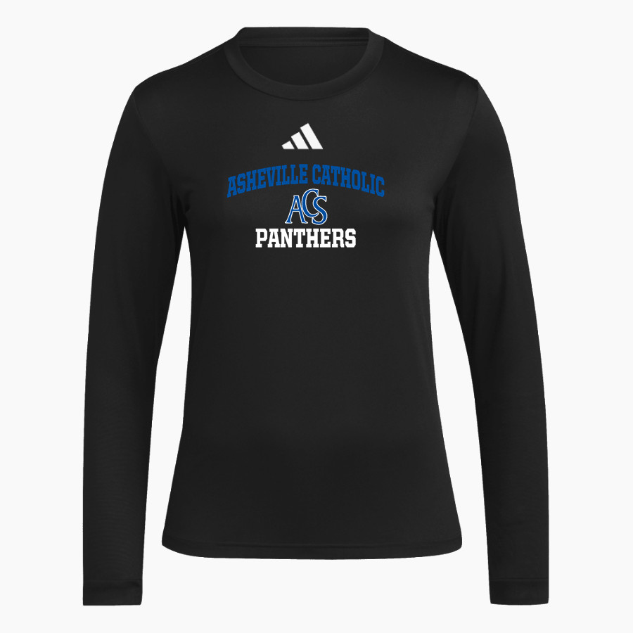 Asheville Catholic School Asheville Catholic <span class="pdp-name-mascot">Asheville Catholic School</span> adidas Women's Long Sleeve Pregame Tee