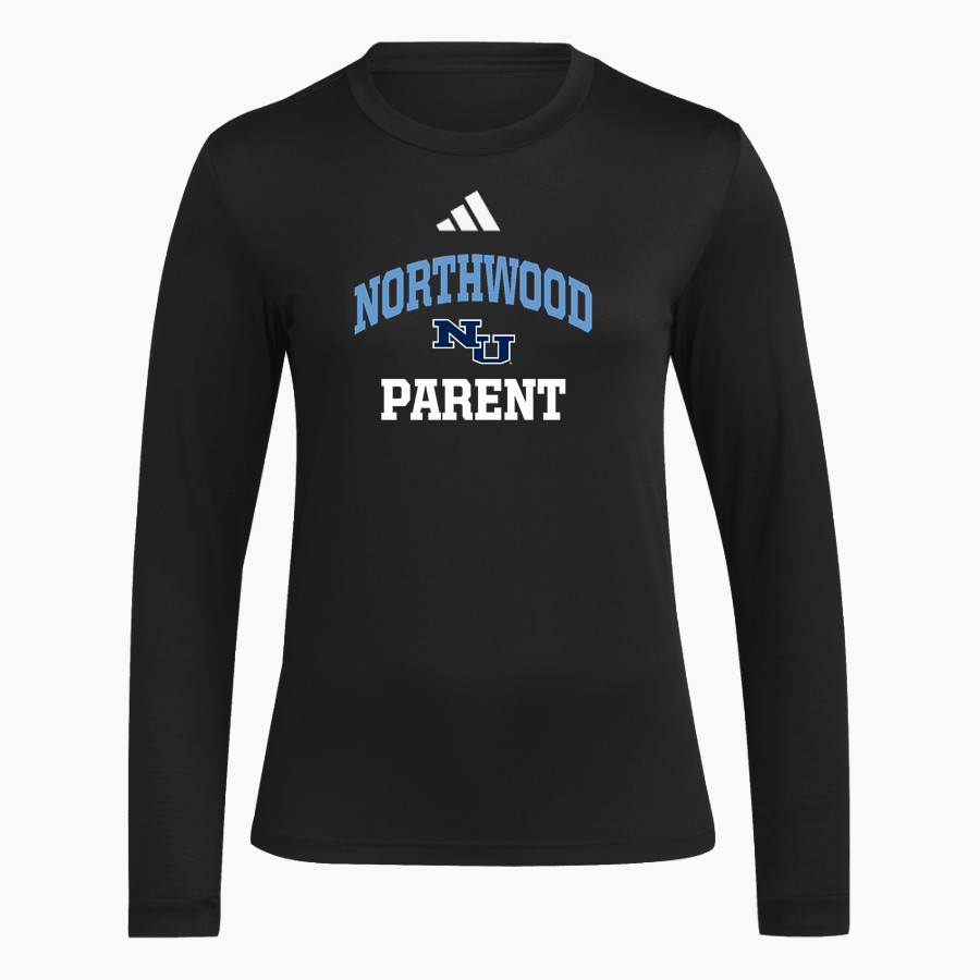 Northwood Timberwolves adidas Women's Long Sleeve Pregame Tee