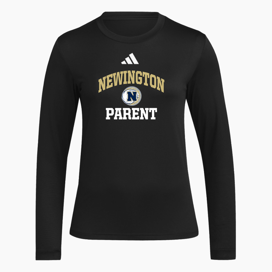 NEWINGTON HIGH SCHOOL NOR'EASTERS <span class="pdp-name-mascot">NEWINGTON INDIANS</span> adidas Women's Long Sleeve Pregame Tee