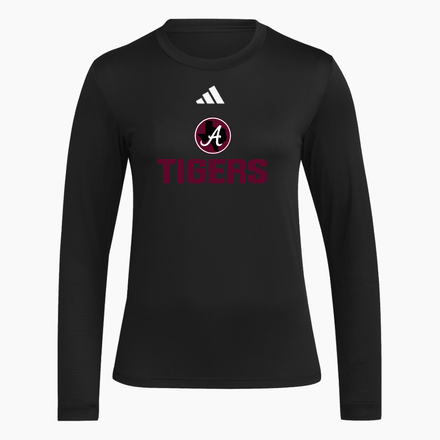 ARP HIGH SCHOOL TIGERS <span class="pdp-name-mascot">ARP TIGERS</span> adidas Women's Long Sleeve Pregame Tee