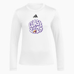 Fowler Grizzlies adidas Women's Long Sleeve Pregame Tee Front Thumbnail