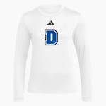 Dolgeville Central Blue Devils <span class="pdp-name-mascot">Dolgeville Central Blue Devils</span> adidas Women's Long Sleeve Pregame Tee Front Thumbnail