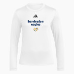Barrington Eagles adidas Women's Long Sleeve Pregame Tee Front Thumbnail