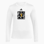 Immaculate Conception Saints <span class="pdp-name-mascot">Immaculate Conception Saints</span> adidas Women's Long Sleeve Pregame Tee Front Thumbnail