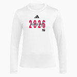 South Newton Middle School adidas Women's Long Sleeve Pregame Tee Front Thumbnail