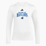 Junction City Blue Jays adidas Women's Long Sleeve Pregame Tee Front Thumbnail