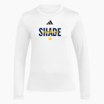 SHADE HIGH SCHOOL PANTHERS adidas Women's Long Sleeve Pregame Tee Front Thumbnail