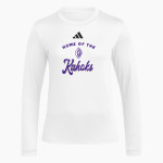 Collinsville Kahoks adidas Women's Long Sleeve Pregame Tee Front Thumbnail