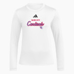 WEBB CITY HIGH SCHOOL CARDINALS adidas Women's Long Sleeve Pregame Tee Front Thumbnail