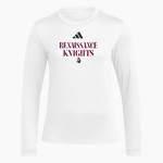 Renaissance Knights <span class="pdp-name-mascot">Renaissance Knights</span> adidas Women's Long Sleeve Pregame Tee Front Thumbnail
