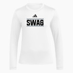 Swag 7v7 Swag <span class="pdp-name-mascot">Swag 7v7 Swag</span> adidas Women's Long Sleeve Pregame Tee Front Thumbnail