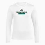 Farmington Glen Aquatic Club adidas Women's Long Sleeve Pregame Tee Front Thumbnail