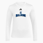 EDEN HIGH SCHOOL BULLDOGS <span class="pdp-name-mascot">EDEN BULLDOGS /LADY</span> adidas Women's Long Sleeve Pregame Tee Front Thumbnail