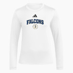 TopBridge Academy Falcons <span class="pdp-name-mascot">TopBridge Academy Falcons</span> adidas Women's Long Sleeve Pregame Tee Front Thumbnail