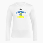 St. Anthony School <span class="pdp-name-mascot">St. Anthony School</span> adidas Women's Long Sleeve Pregame Tee Front Thumbnail