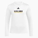 Walter R Johnson Yellowjackets <span class="pdp-name-mascot">Walter R Johnson Yellowjackets</span> adidas Women's Long Sleeve Pregame Tee Front Thumbnail