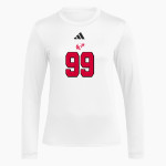 BARRINGTON HIGH SCHOOL BRONCOS <span class="pdp-name-mascot">BARRINGTON BRONCOS</span> adidas Women's Long Sleeve Pregame Tee Front Thumbnail