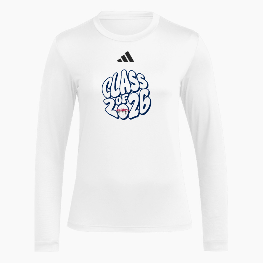 Frozen Ropes Natick Frozen Ropes Natick <span class="pdp-name-mascot">Frozen Ropes</span> adidas Women's Long Sleeve Pregame Tee