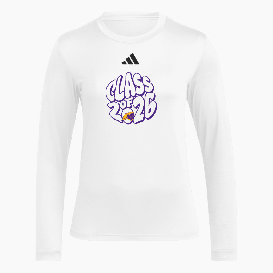 Fowler Grizzlies adidas Women's Long Sleeve Pregame Tee
