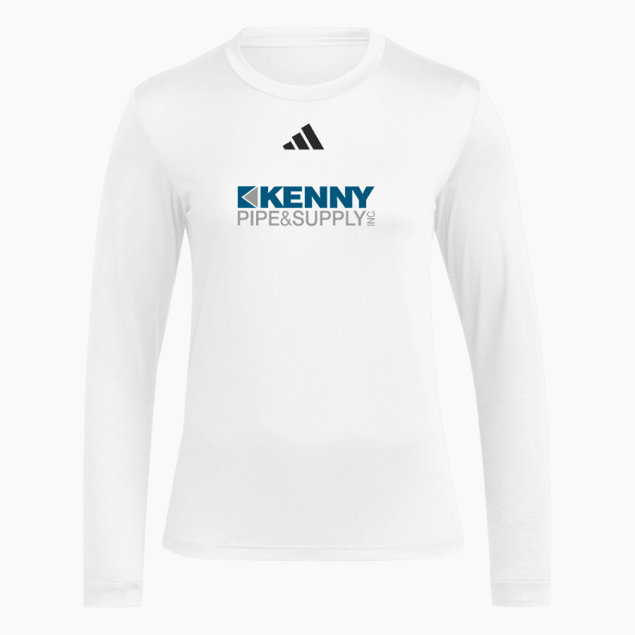 KENNY PIPE & SUPPLY <span class="pdp-name-mascot">KENNY PIPE & SUPPLY</span> adidas Women's Long Sleeve Pregame Tee
