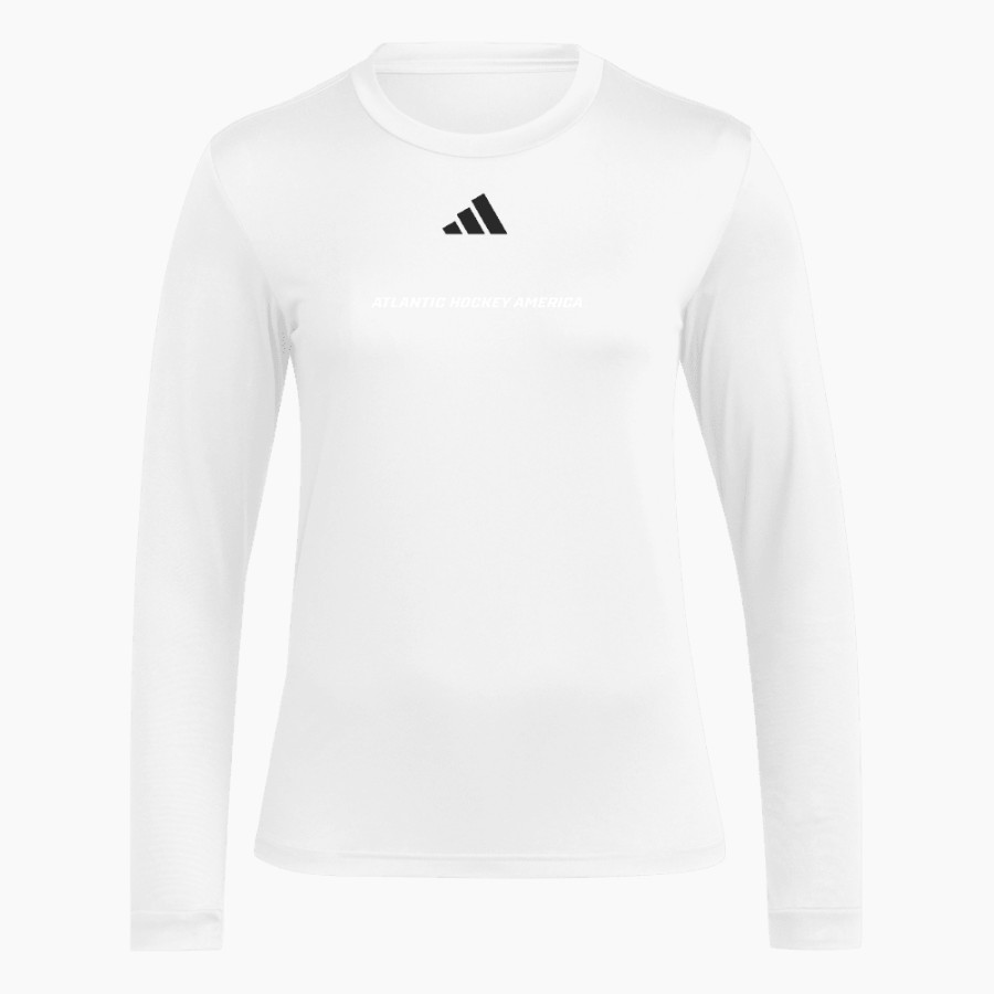 Atlantic Hockey Hockey <span class="pdp-name-mascot">Atlantic Hockey Association</span> adidas Women's Long Sleeve Pregame Tee