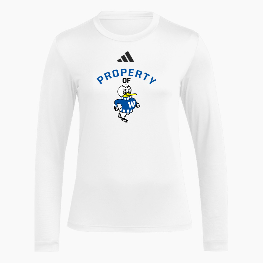 WATERTOWN HIGH SCHOOL GOSLINGS adidas Women's Long Sleeve Pregame Tee