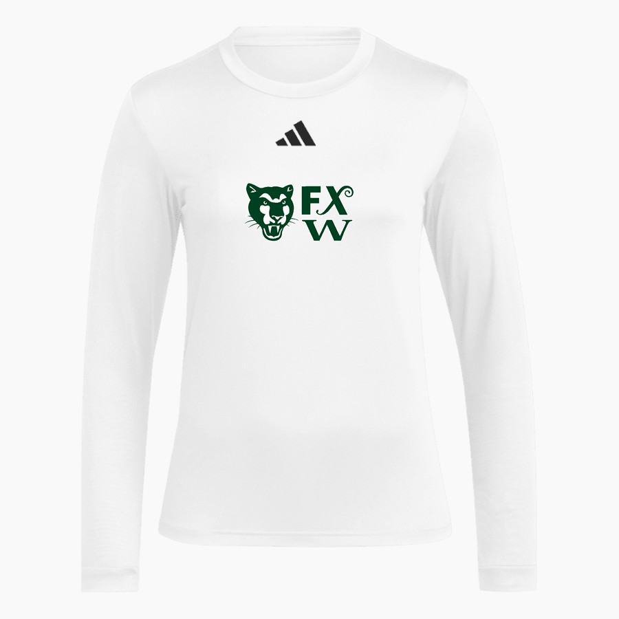 Frances Xavier Warde Jaguars <span class="pdp-name-mascot">Frances Xavier Warde School Jaguars</span> adidas Women's Long Sleeve Pregame Tee