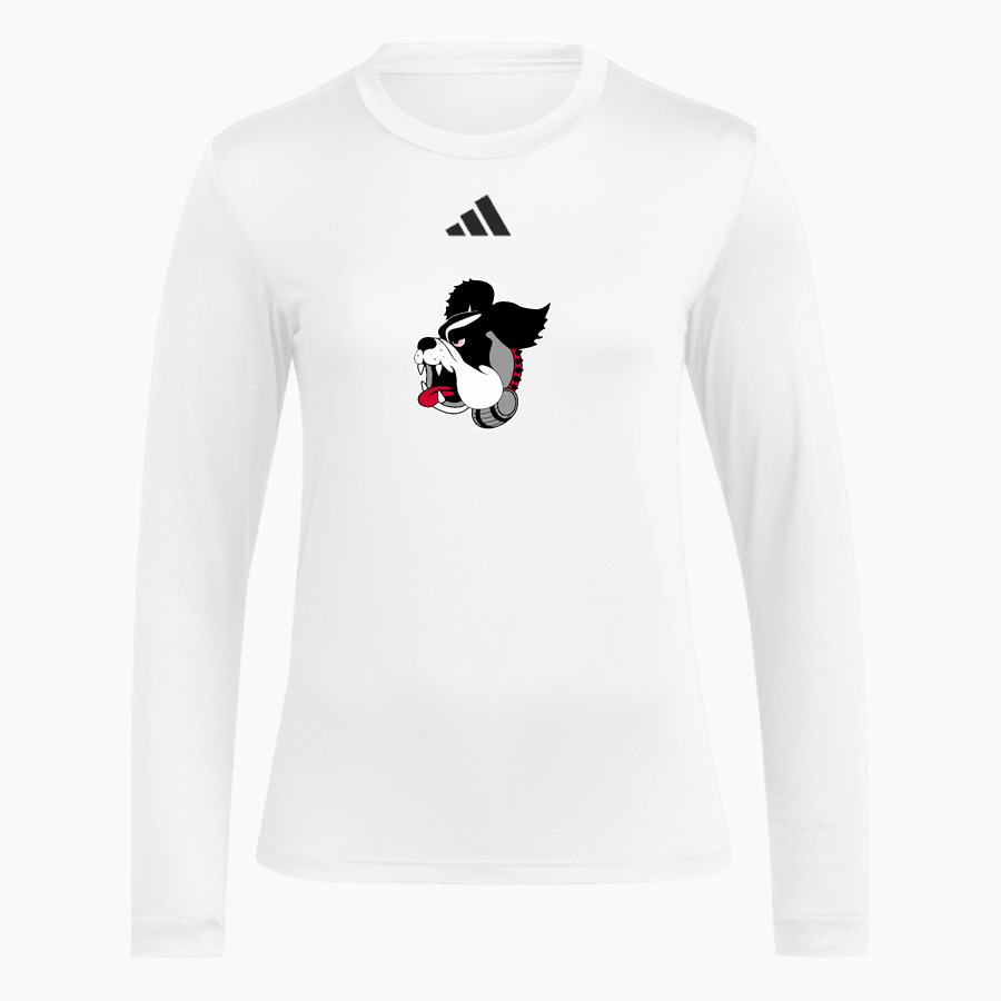 Mt. Hood Community College Mt. Hood Community C <span class="pdp-name-mascot">Mt. Hood Community College</span> adidas Women's Long Sleeve Pregame Tee