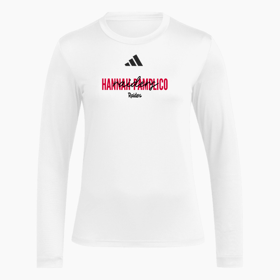 Hannah-Pamplico Raiders Raiders <span class="pdp-name-mascot">Hannah-Pamplico Raiders</span> adidas Women's Long Sleeve Pregame Tee