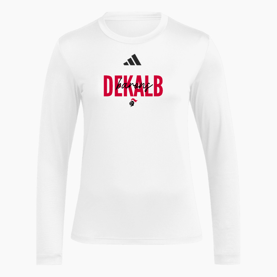 DEKALB HIGH SCHOOL BARONS adidas Women's Long Sleeve Pregame Tee