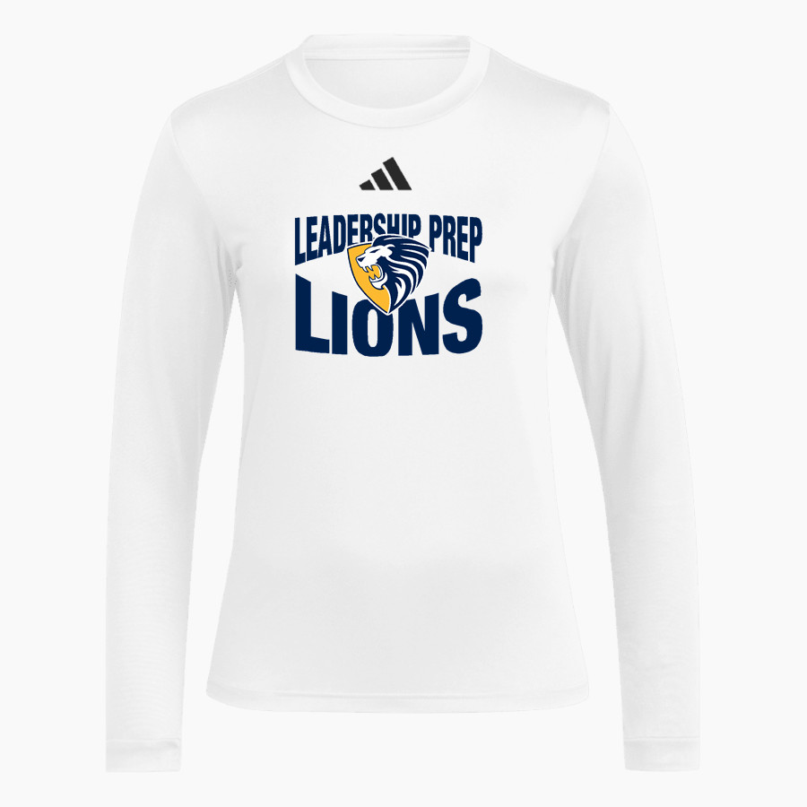 Leadership Prep Lions <span class="pdp-name-mascot">Leadership Prep School Lions</span> adidas Women's Long Sleeve Pregame Tee