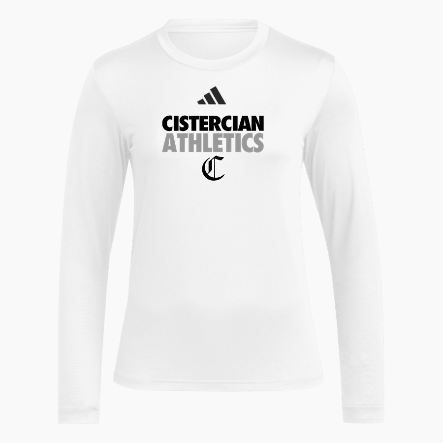 CISTERCIAN PREPARATORY SCHOOL HAWKS adidas Women's Long Sleeve Pregame Tee