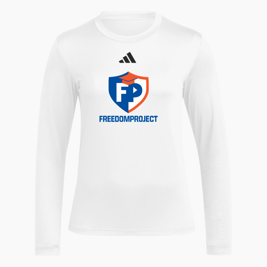 FreedomProject Academy <span class="pdp-name-mascot">FreedomProject Academy Founders</span> adidas Women's Long Sleeve Pregame Tee