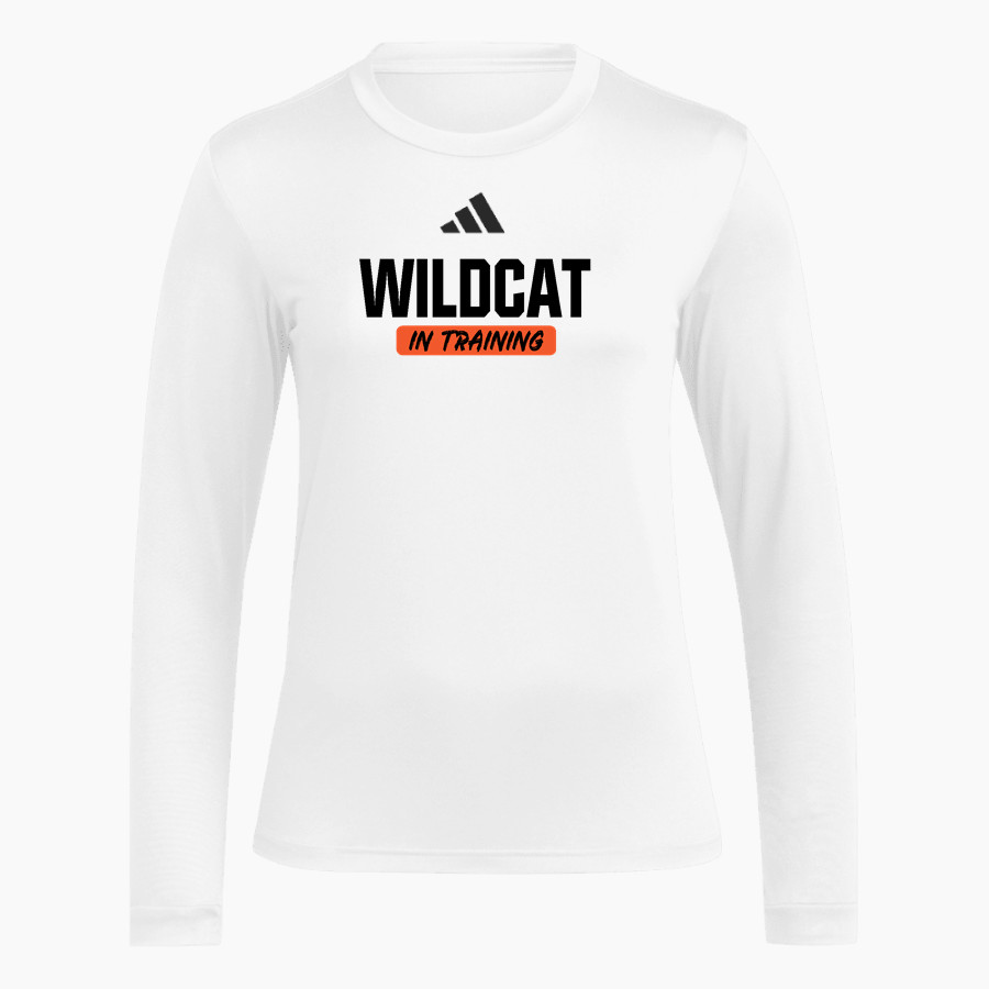 LOS GATOS HIGH SCHOOL WILDCATS <span class="pdp-name-mascot">LOS GATOS WILDCATS</span> adidas Women's Long Sleeve Pregame Tee