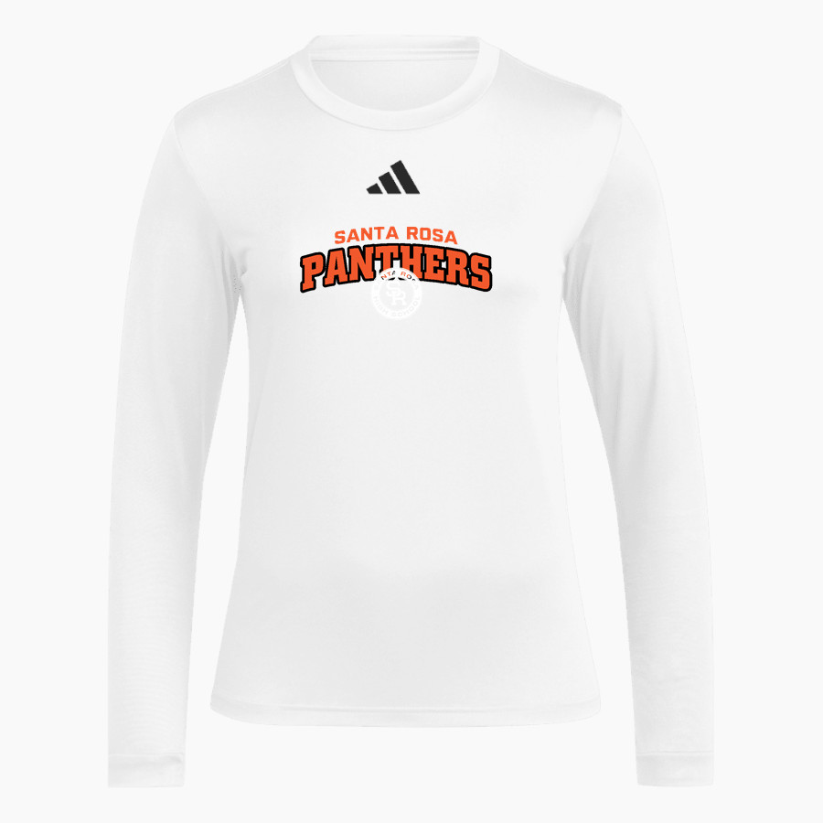 Santa Rosa Panthers <span class="pdp-name-mascot">Santa Rosa Pathers</span> adidas Women's Long Sleeve Pregame Tee