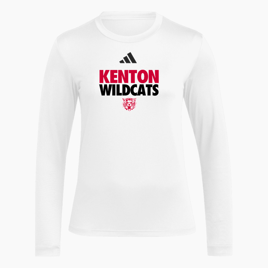 KENTON HIGH SCHOOL WILDCATS <span class="pdp-name-mascot">KENTON WILDCATS</span> adidas Women's Long Sleeve Pregame Tee