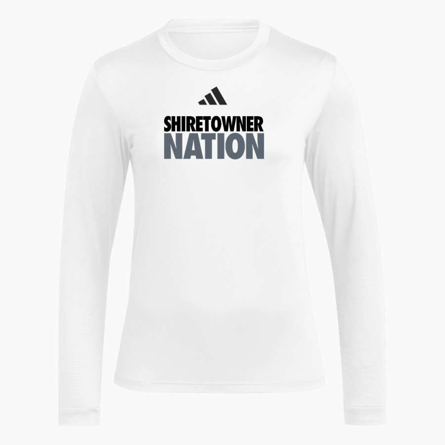 HOULTON HIGH SCHOOL SHIRETOWNERS adidas Women's Long Sleeve Pregame Tee