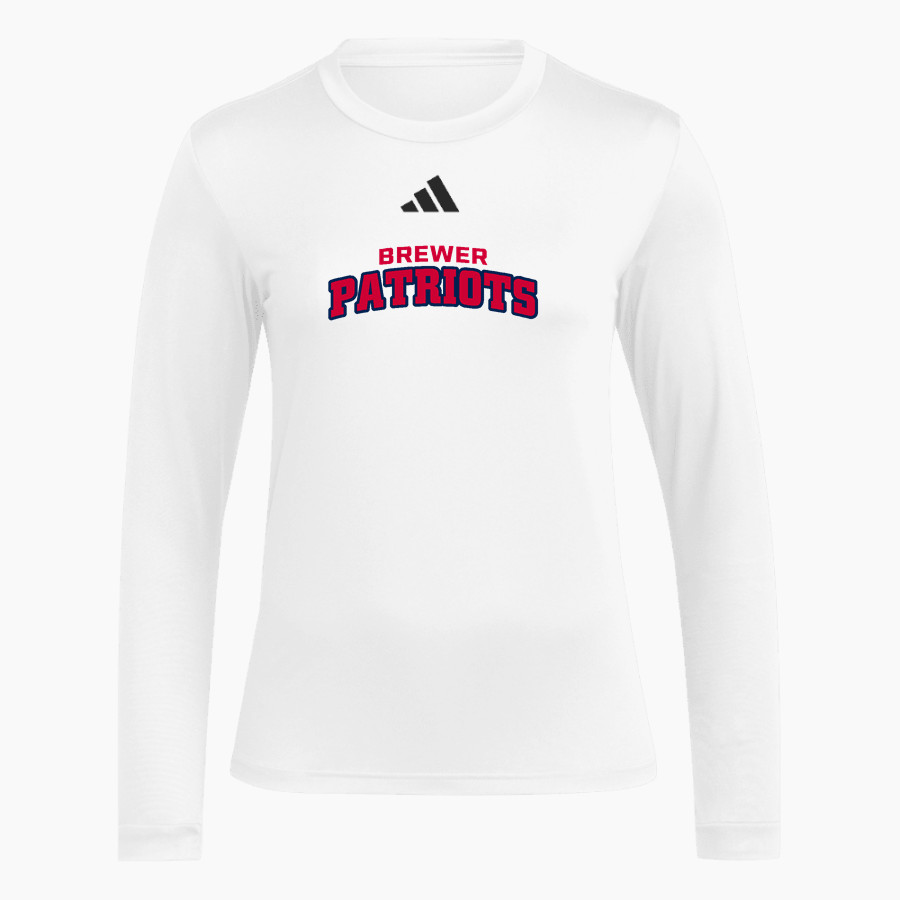 Brewer Patriots <span class="pdp-name-mascot">Brewer Patriots</span> adidas Women's Long Sleeve Pregame Tee